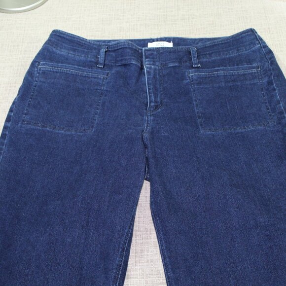 Loft Plus Size 14 High Waist Straight Cropped Jeans - Picture 1 of 6